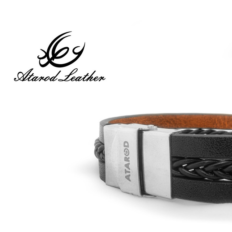 ست هدیه مردانه چرم عطارد مدل چرم طبیعی کد A120