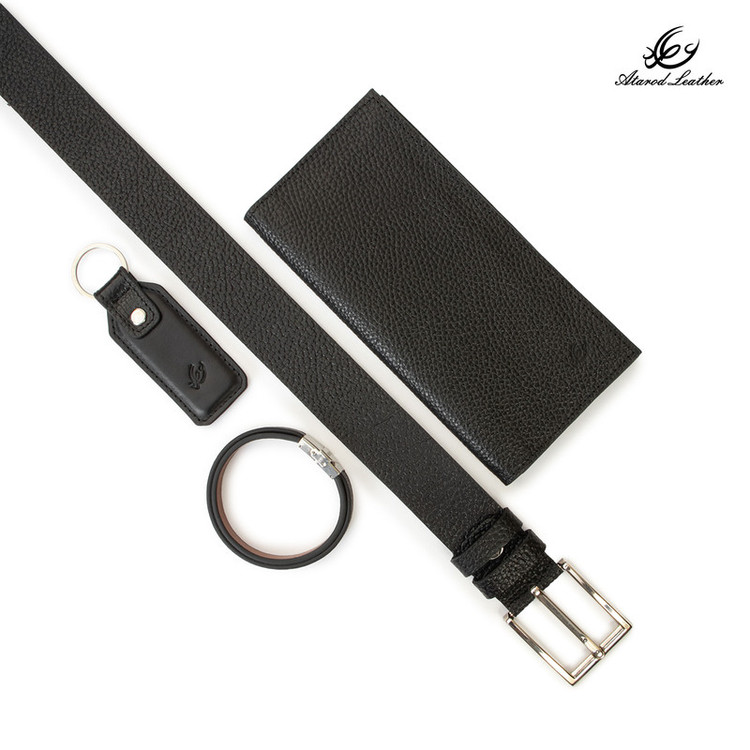 ست هدیه چرم طبیعی چرم عطارد مدل A141