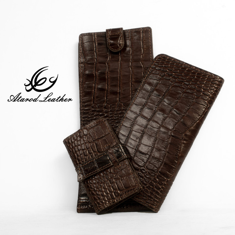 ست هدیه چرم عطارد مدل چرم طبیعی کد A61