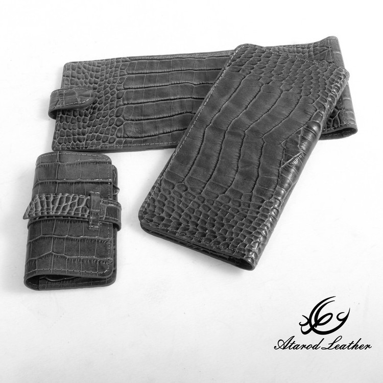 ست هدیه چرم عطارد مدل چرم طبیعی کد A61