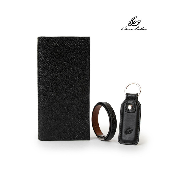 ست هدیه چرم طبیعی چرم عطارد مدل A140