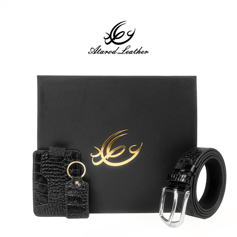 ست هدیه چرم عطارد مدل چرم طبیعی کد A78