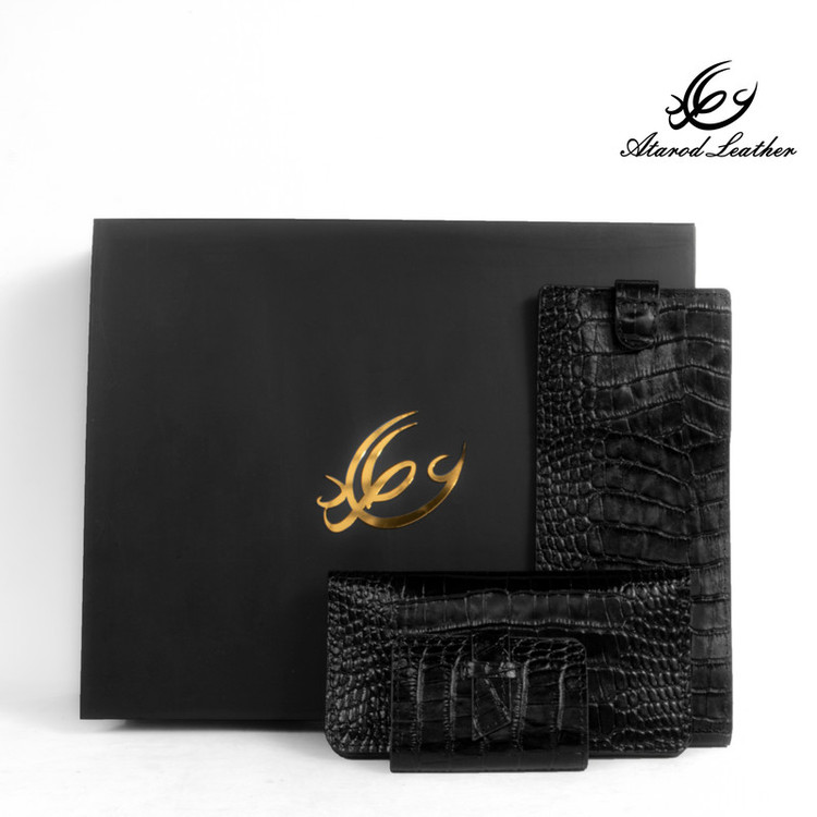 ست هدیه چرم عطارد مدل چرم طبیعی کد A60