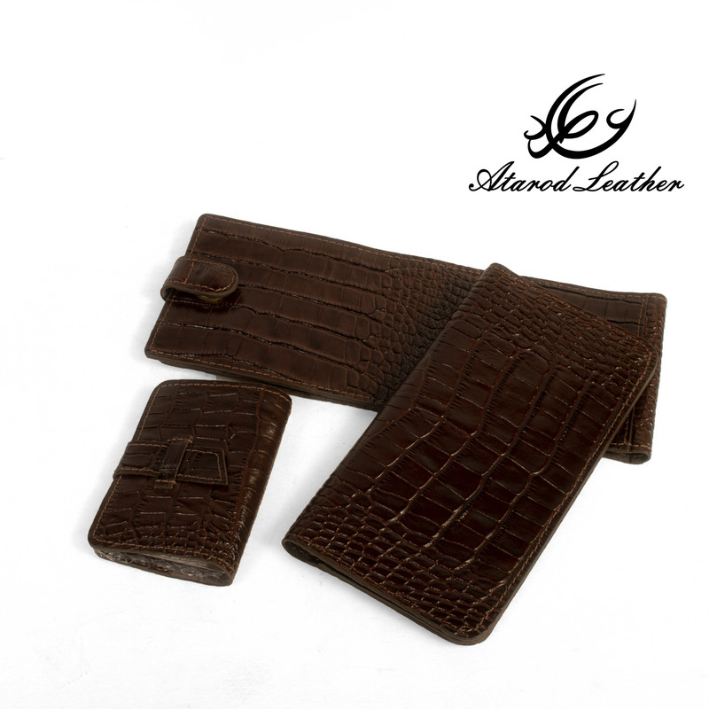 ست هدیه چرم عطارد مدل چرم طبیعی کد A60