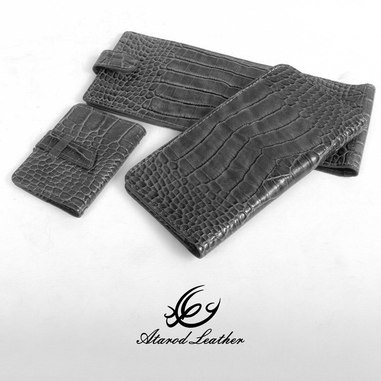 ست هدیه چرم عطارد مدل چرم طبیعی کد A60