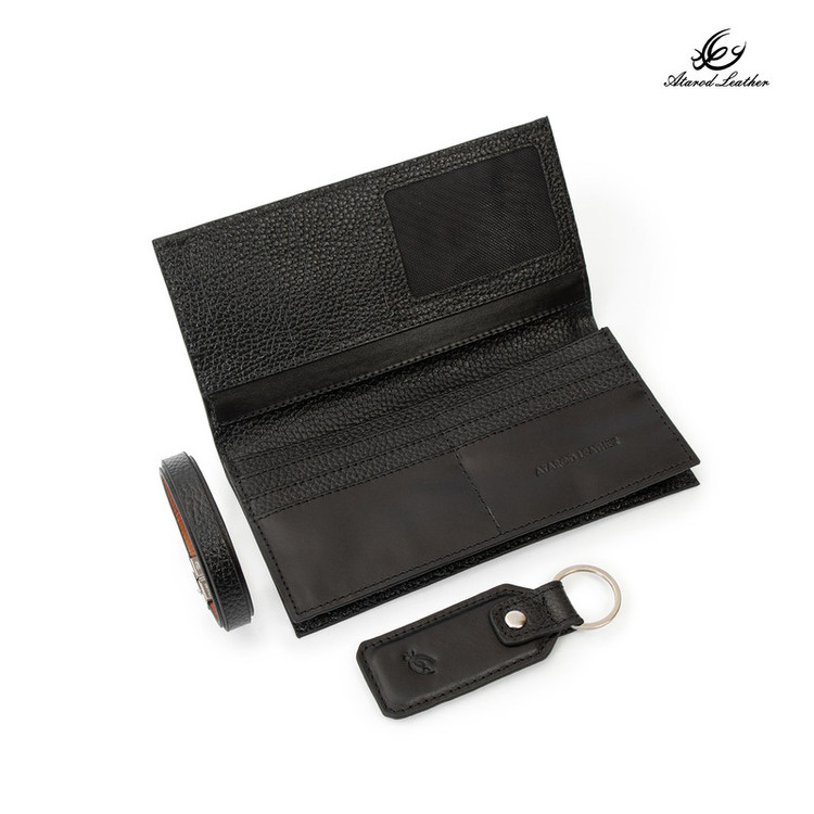 ست هدیه چرم طبیعی چرم عطارد مدل A139