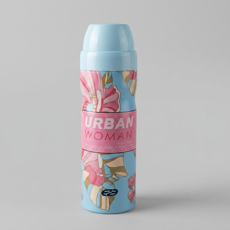 اسپری بدن زنانه عماد آرا مدل URBAN حجم 200 میلی لیتر
