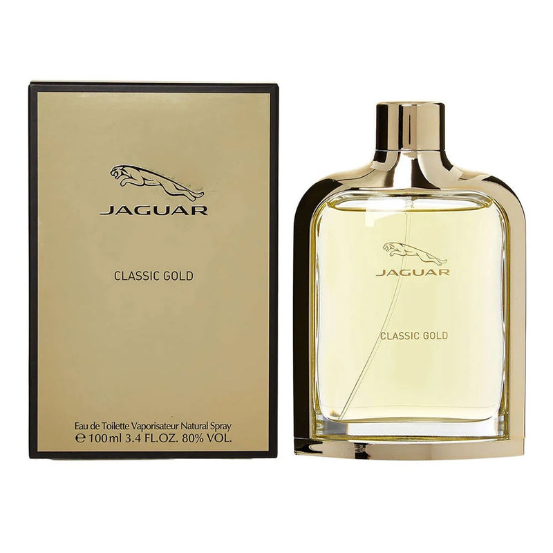 ادو تویلت مردانه جگوار مدل Classic Gold با رایحه گرم حجم 100 میلی لیتر