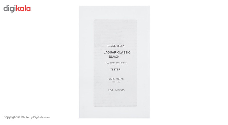 تستر ادو تویلت مردانه جگوار مدل Classic Black حجم 100 میلی لیتر