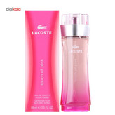 ادو تویلت زنانه لاکاست Touch Of Pink حجم 90ml