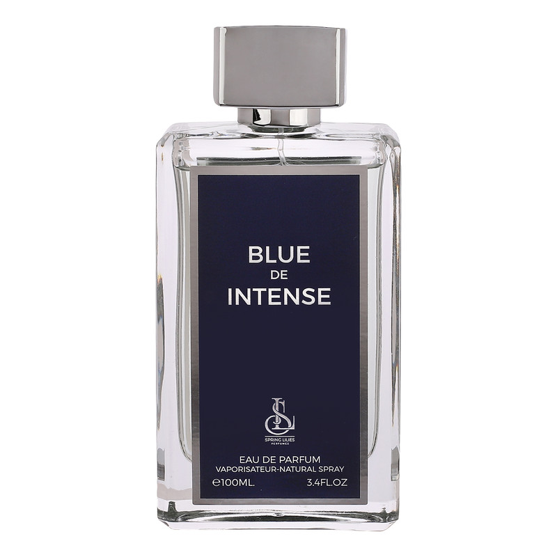 ادو پرفیوم مردانه اسپرینگ لیلیز مدل Blue De Intense با رایحه خنک حجم 100 میلی لیتر