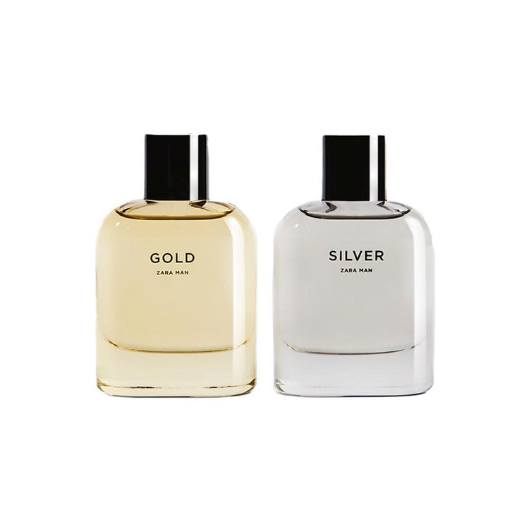 ادو تویلت مردانه زارا مدل silver و gold حجم 80 میلی لیتر مجموعه دو عددی