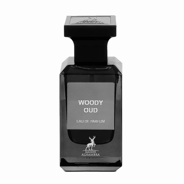 ادوپرفیوم الحمبرا مدل Woody Oud حجم 80 میلیلیتر