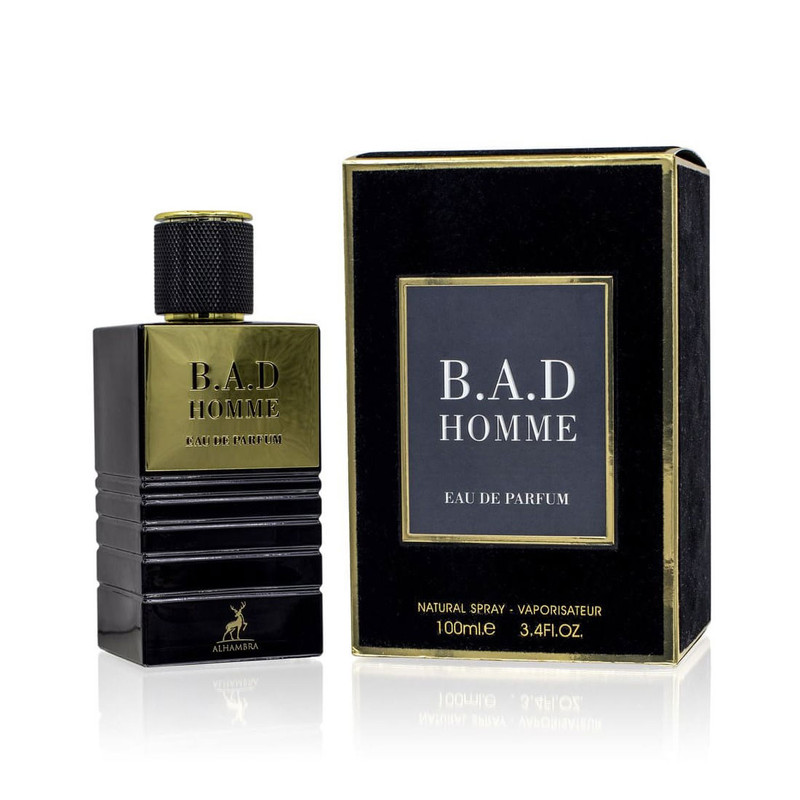 ادو پرفیوم مردانه الحمبرا مدل B.A.D Homme حجم 100 میلی لیتر
