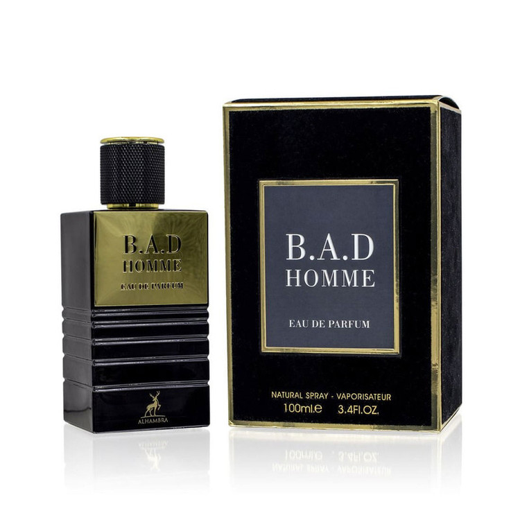 ادو پرفیوم مردانه الحمبرا مدل B.A.D Homme حجم 100 میلی لیتر