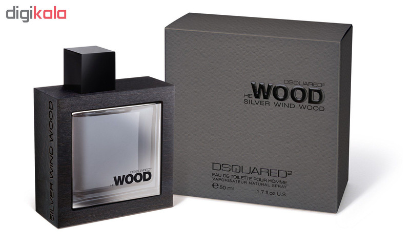 ادو تویلت مردانه دیسکوارد مدل He Wood Silver Wind Wood حجم 50 میلی لیتر