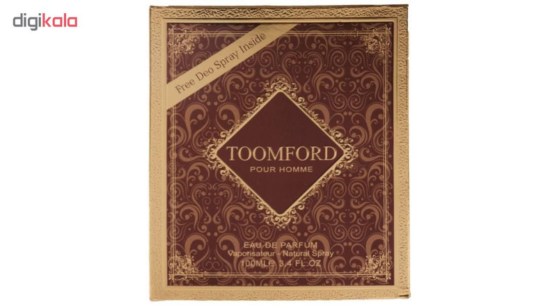 ادو پرفیوم مردانه فراگرنس ورد مدل TOOMFORD حجم 100 میلی لیتر