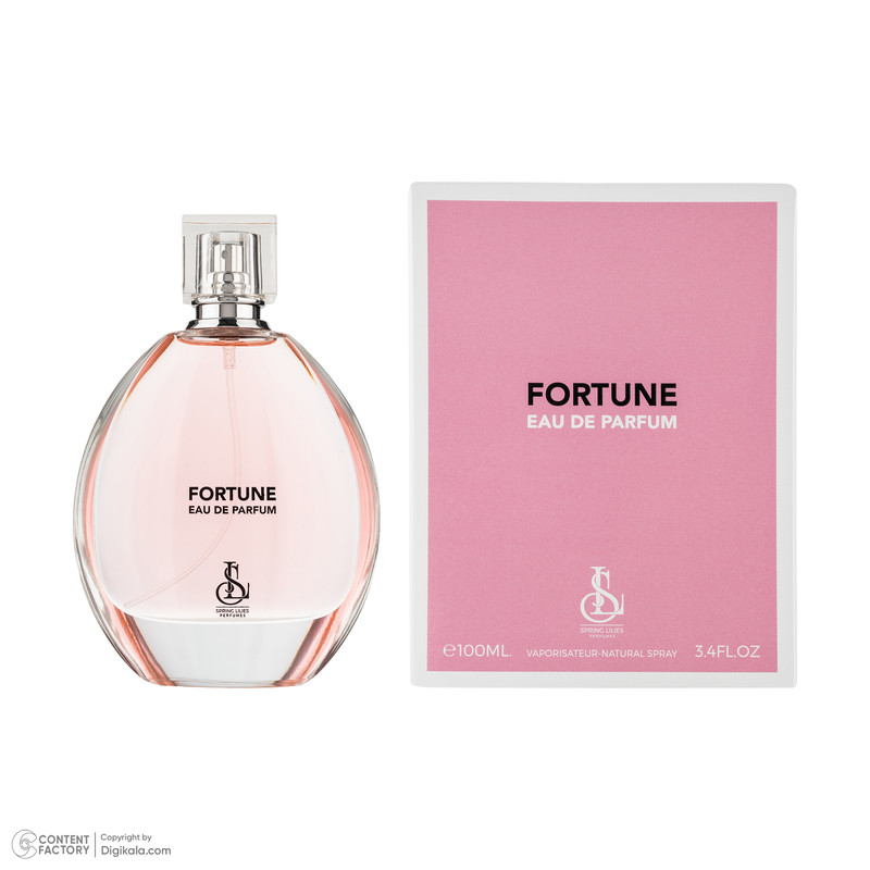 ادوپرفیوم زنانه اسپرینگ لیلیز مدل Fortune با رایحه خنک حجم 100 میلیلیتر