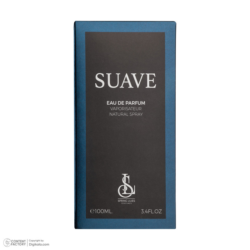 ادو پرفیوم مردانه اسپرینگ لیلیز مدل Suave با رایحه خنک حجم 100 میلی لیتر