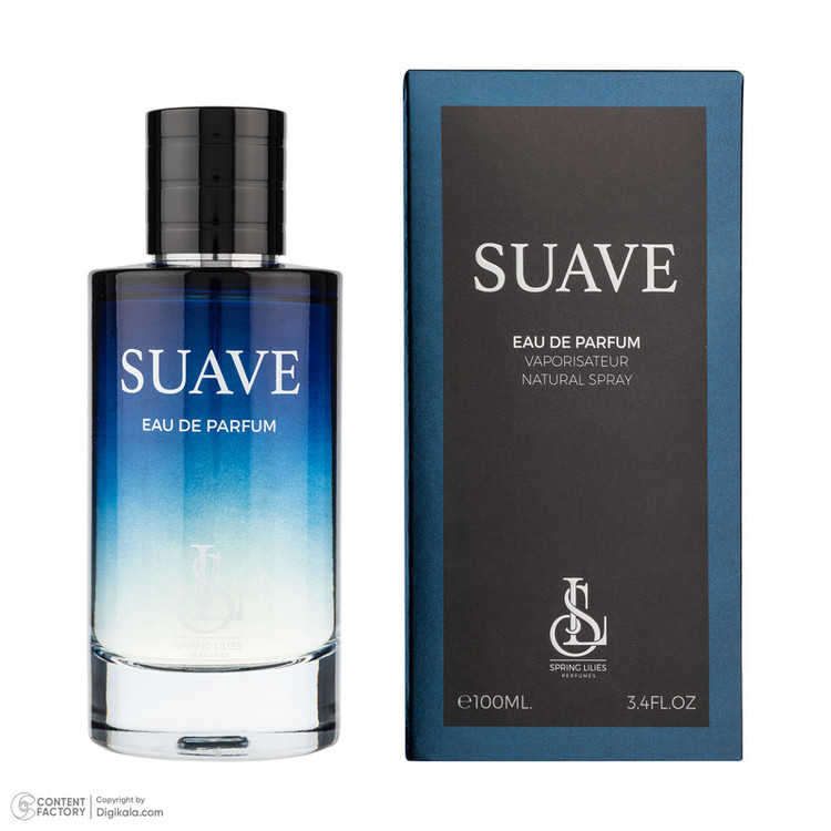 ادو پرفیوم مردانه اسپرینگ لیلیز مدل Suave با رایحه خنک حجم 100 میلی لیتر