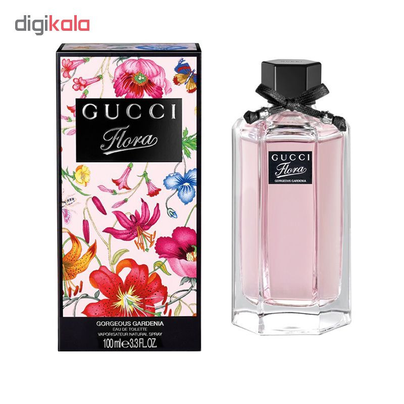 ادو تویلت زنانه گوچی مدل Flora Gorgeous Gardenia حجم 100 میلی لیتر