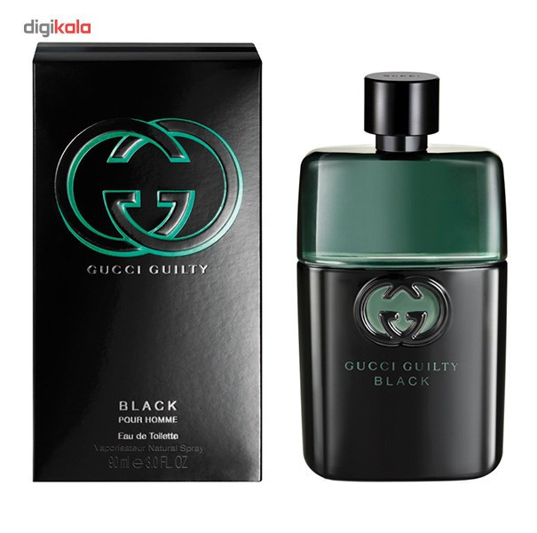 ادو تویلت مردانه گوچی مدل Guilty Black Pour Homme حجم 90 میلی لیتر