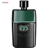 ادو تویلت مردانه گوچی مدل Guilty Black Pour Homme حجم 90 میلی لیتر