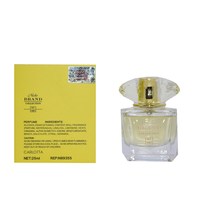 عطر جیبی زنانه نیچ برند کالکشن مدل Yellow Diamond-187 حجم 25 میلی لیتر