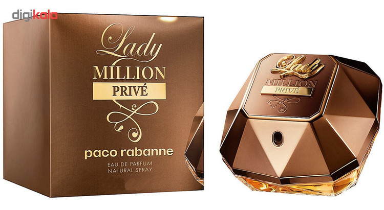 ادو پرفیوم زنانه پاکو رابان مدل Lady Million Prive حجم 80 میلی لیتر