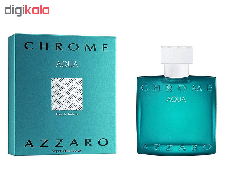 ادو تویلت مردانه آزارو مدل Chrome Aqua حجم 100 میلی لیتر