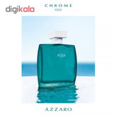 ادو تویلت مردانه آزارو مدل Chrome Aqua حجم 100 میلی لیتر