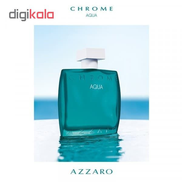 ادو تویلت مردانه آزارو مدل Chrome Aqua حجم 100 میلی لیتر
