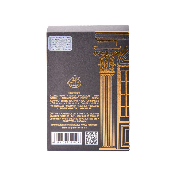 ادو پرفیوم فراگرنس ورد مدل Barakkat Satin Oud حجم 100 میلی لیتر