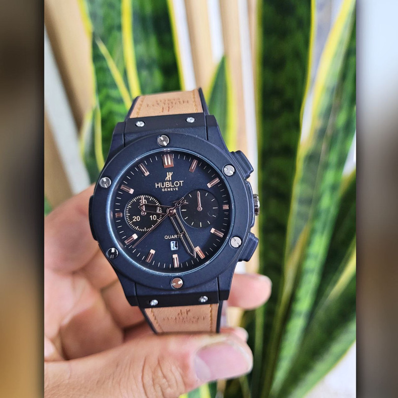 ست ساعت مچی عقربه ای مدل تک موتور ساده Mg