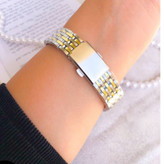 ست ساعت مچی عقربه ای زنانه و مردانه مدل تقویم دار 016