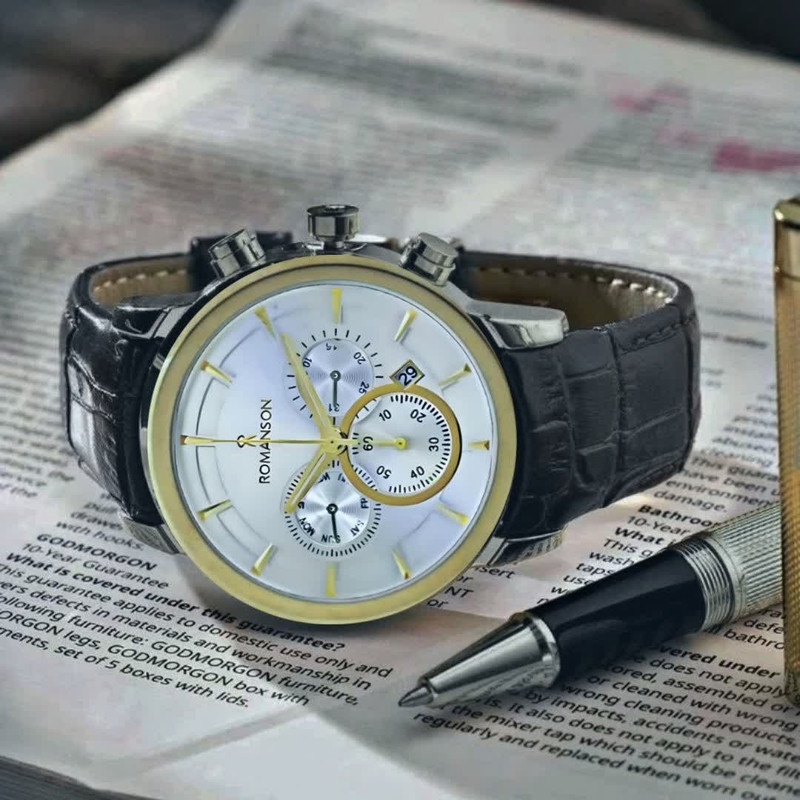 ست ساعت مچی عقربهای کوارتز زنانه و مردانه مدل بند فیکس تک موتور ژاپن کد 010