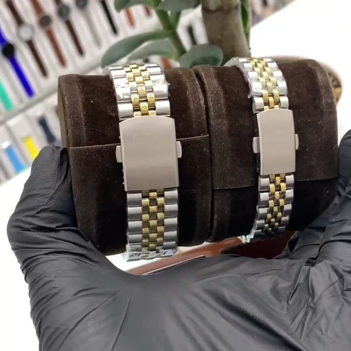 ست ساعت مچی عقربه ای زنانه و مردانه مدل کوکو فلزی