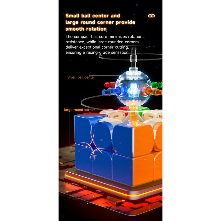 مکعب روبیک چی ای مدل هوشمند بلوتوثی SC-S کای وای 3×3 QY Smart Cube Standard