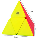 مکعب روبیک چی ای مدل هرم کای وای 2×QY Pyraminx 2
