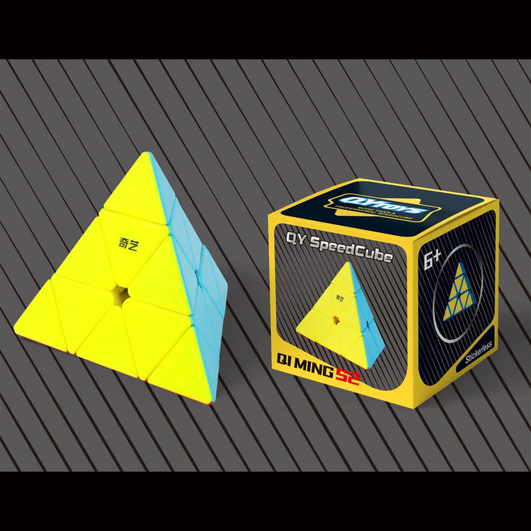 مکعب روبیک چی ای مدل هرم کای وای 3×3 QY Pyraminx Qiming S2