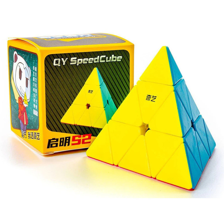 مکعب روبیک چی ای مدل هرم کای وای 3×3 QY Pyraminx Qiming S2