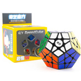 مکعب روبیک چی ای مدل مگامینکس کای وای کایهنگ دبلیو 3×3 QY Megaminx QiHeng Black W