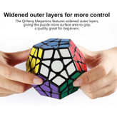 مکعب روبیک چی ای مدل مگامینکس کای وای کایهنگ دبلیو 3×3 QY Megaminx QiHeng Black W