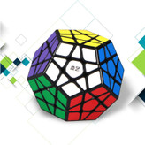 مکعب روبیک چی ای مدل مگامینکس کای وای کایهنگ دبلیو 3×3 QY Megaminx QiHeng Black W