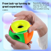 مکعب روبیک چی ای مدل دونات کای وای 3×3 QY Hollow Tori