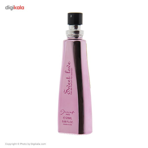 عطر جیبی زنانه ژک ساف مدل Sweet Love حجم 20 میلی لیتر
