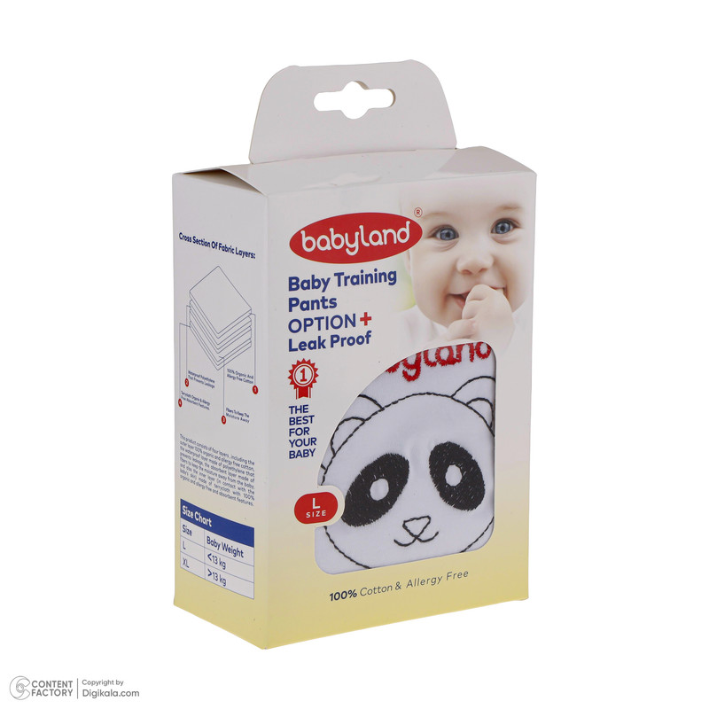 شورت آموزشی کودک بیبی لند مدل پاندا
