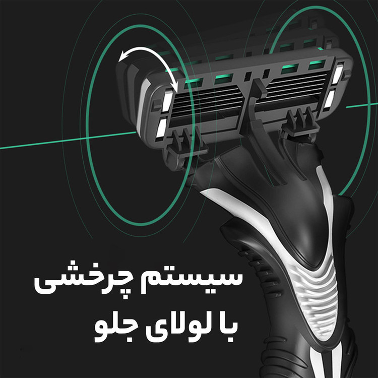 خود تراش دورکو مدل 6Blade تحت لیسانس بسته 3 عددی