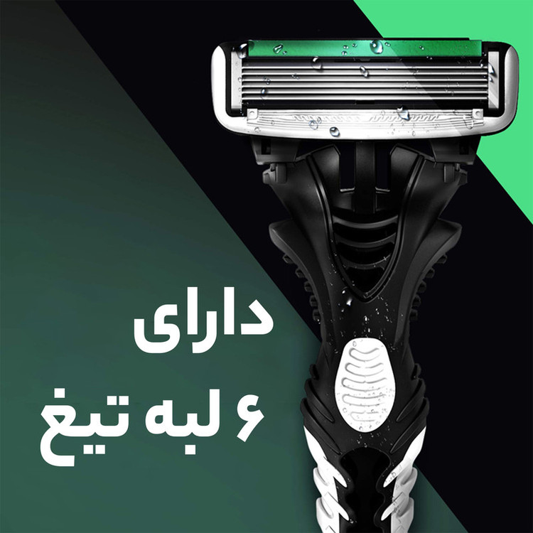 خود تراش دورکو مدل 6Blade تحت لیسانس بسته 3 عددی