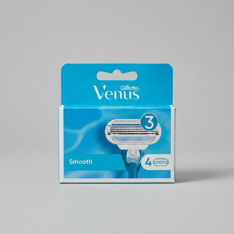 تیغ یدک ژیلت مدل Venus Smooth بسته 4 عددی